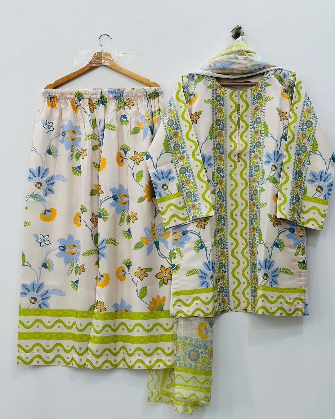 Fab Zone Top Bottom And Dupatta Designer Party Wear Look