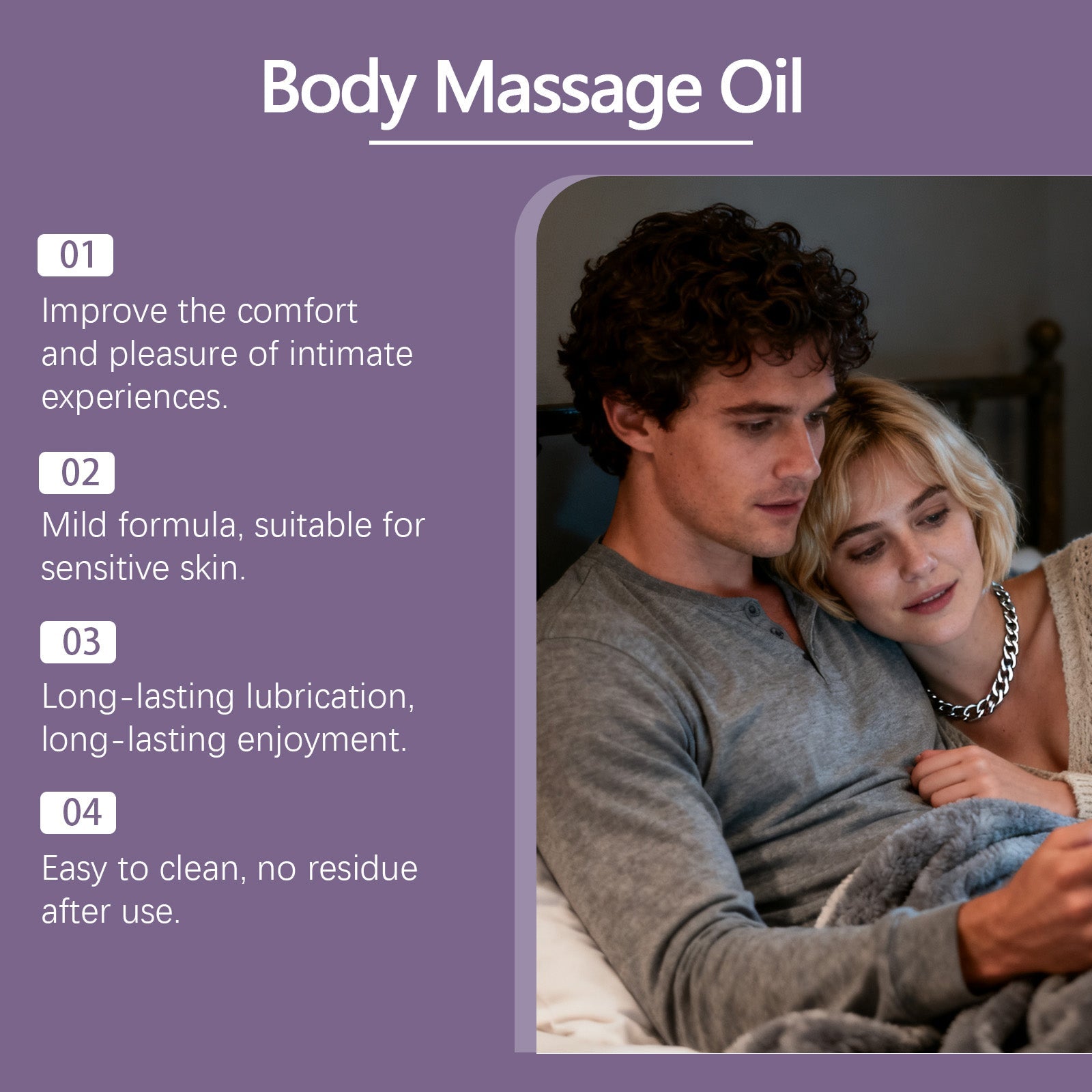 Body Massage Oil, Moisturizing, Sensitive Skin, Hydrating, Ultra-Smooth ,100ml