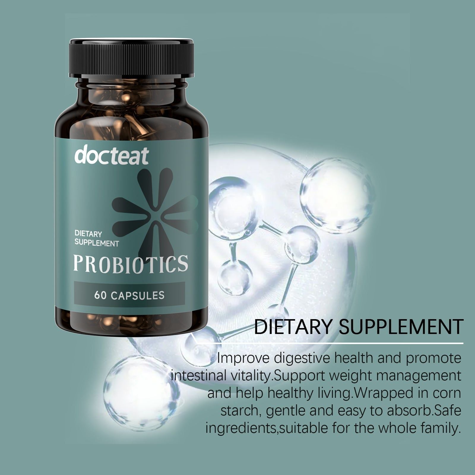Boost Your Body Care, Improve Digestion, Support Gut Health Naturally ,60pcs