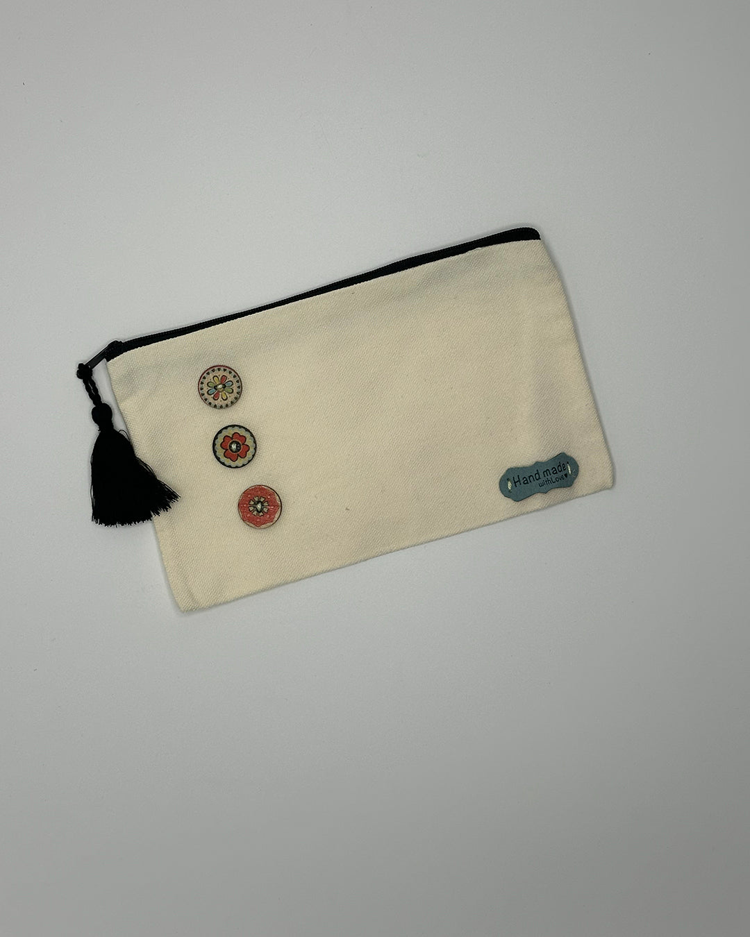 Hartouka Ivory Bloom Pouch