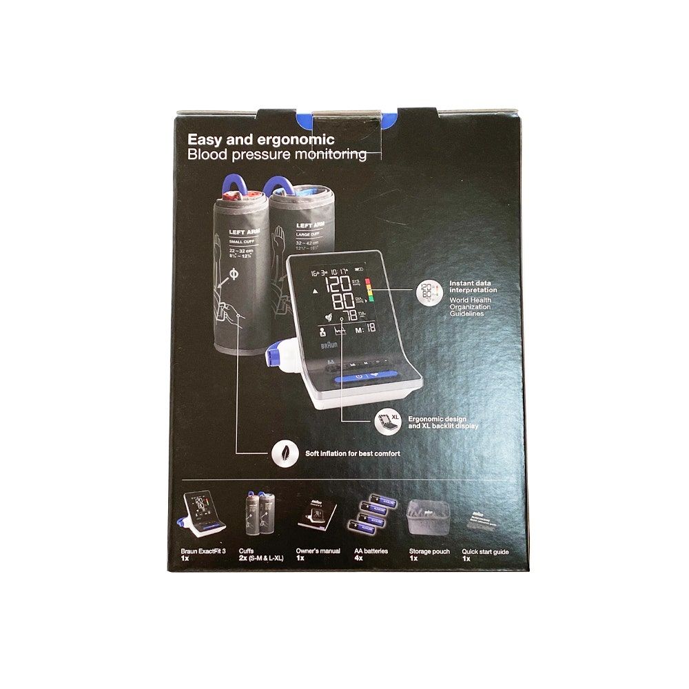 Braun Exactfit 3 Upper Arm Bp Monitor Bua6150