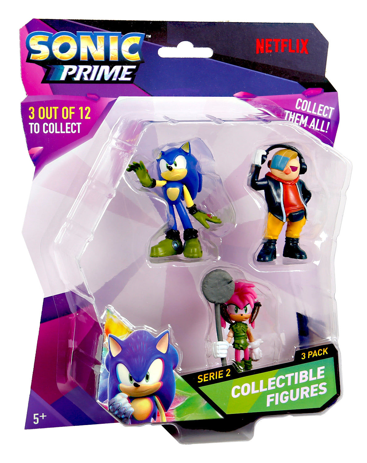 Sonic - 3-In-1 Figure Blister - 1Pc