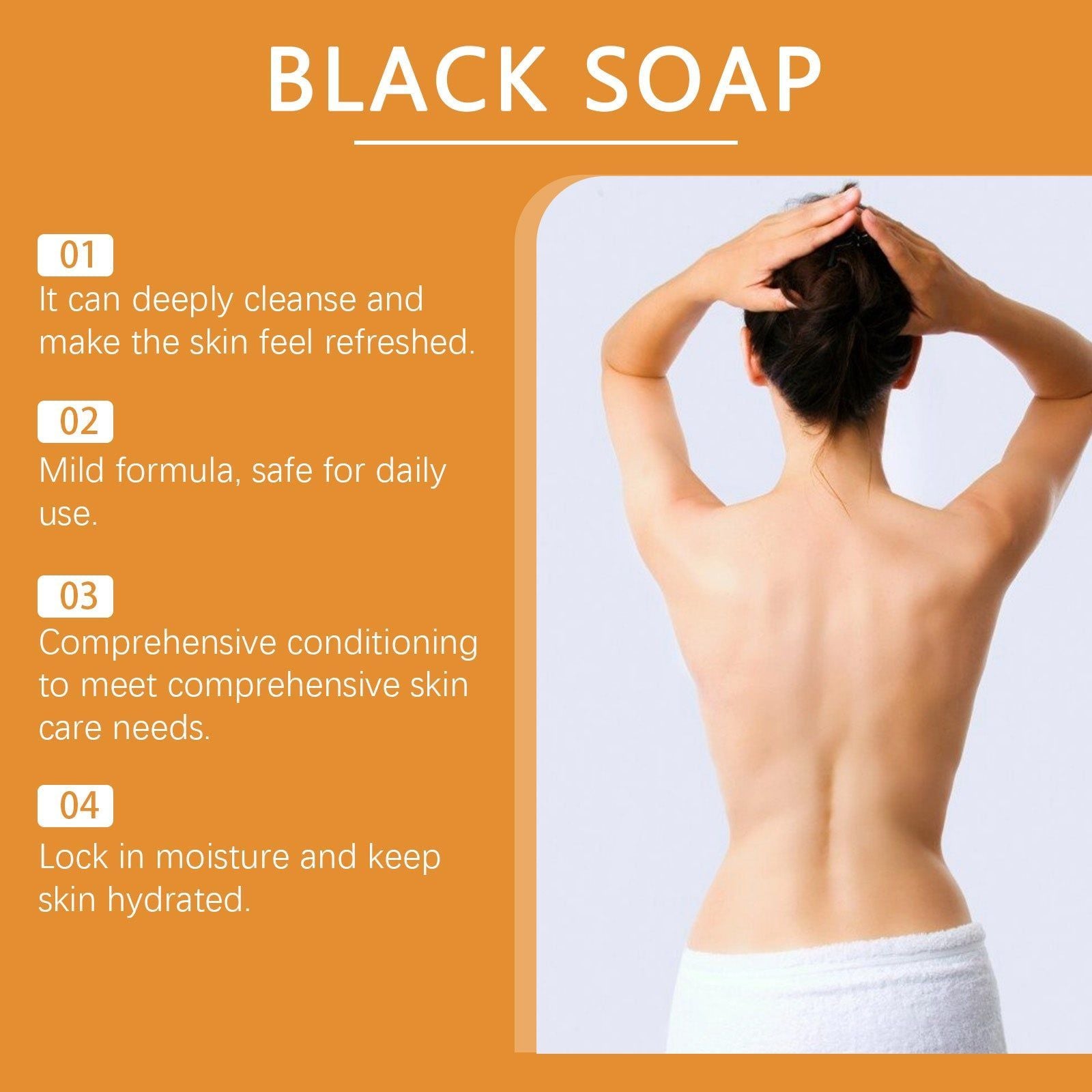 Body Cleansing Soap, Moisturizing, Exfoliating, Natural Ingredients, Bathe and Clean ,110g