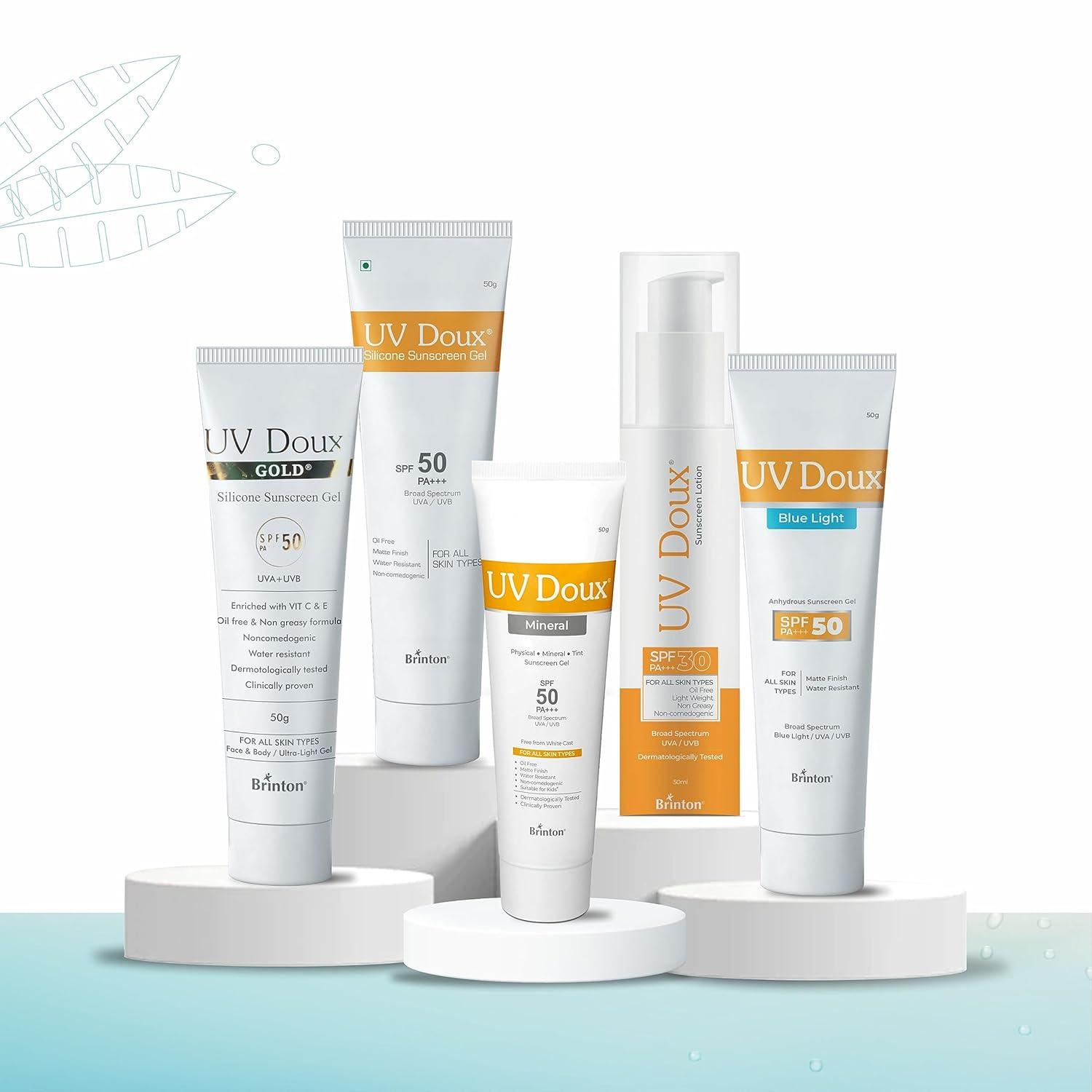 Brinton UV DOUX MINERAL SUNSCREEN GEL 50g