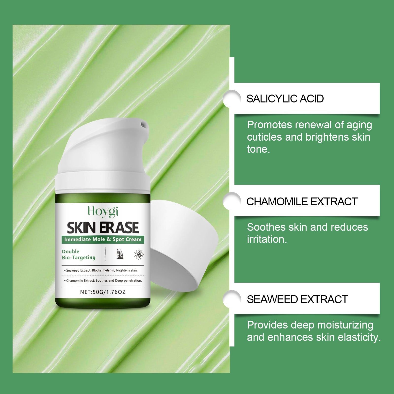 Brightening Facial Care Moisturizer, Hydrates, Soothes, Reduces Spots, Daily Glow ,50g