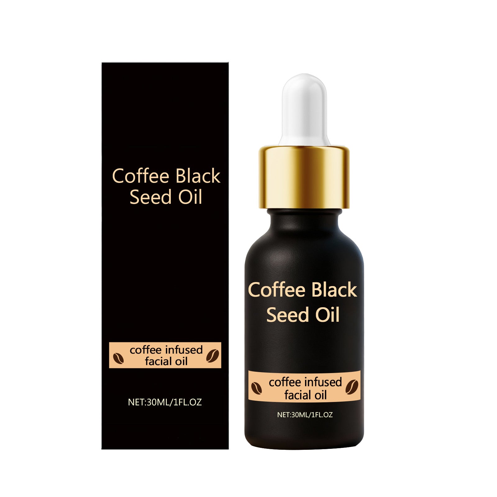 Black Seed Oil Facial Care, Hydrating Moisturizer, Brightening, Anti-Aging, Daily Nourishing Essence ,30ml