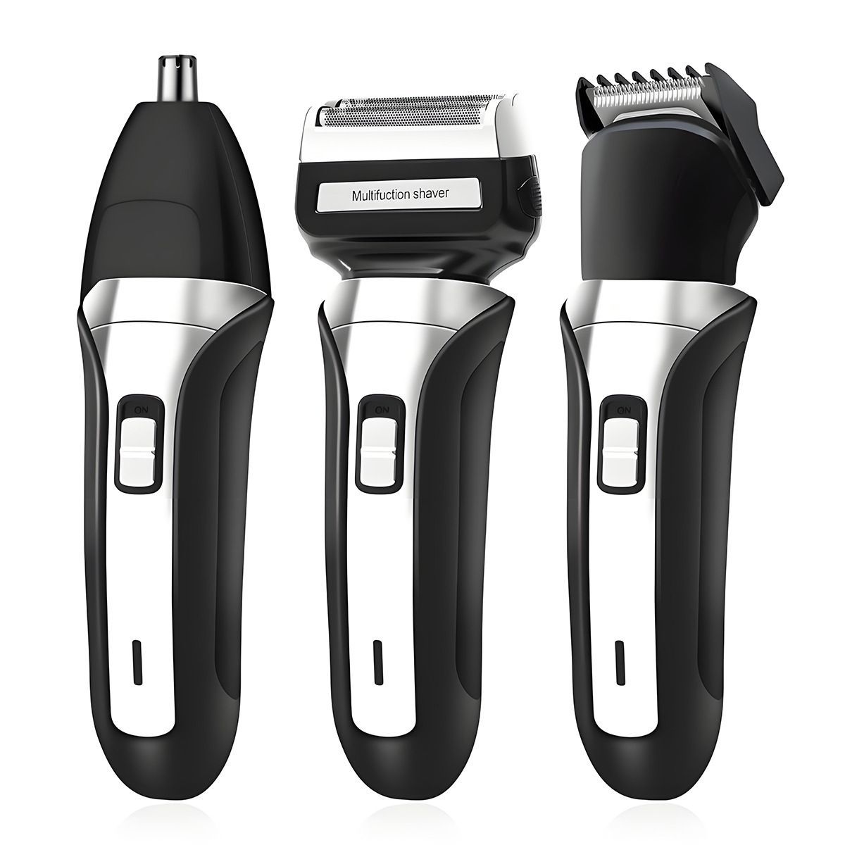3-in-1 Shaver and Nose Hair Trimmer Kit