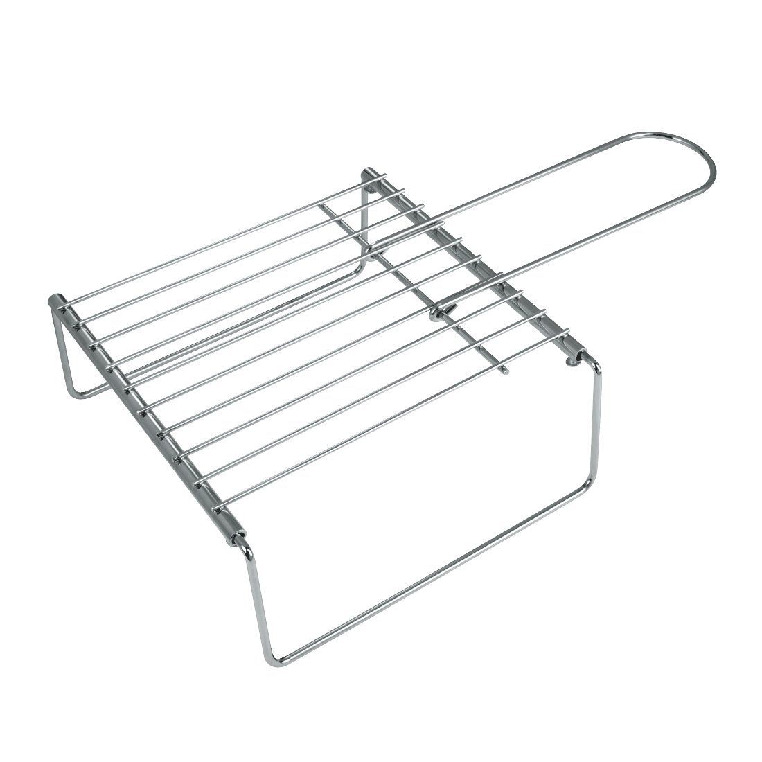 XAVAX 111594 Grill Grid with Feet, 23 x 23 cm, extendable up to 40 cm