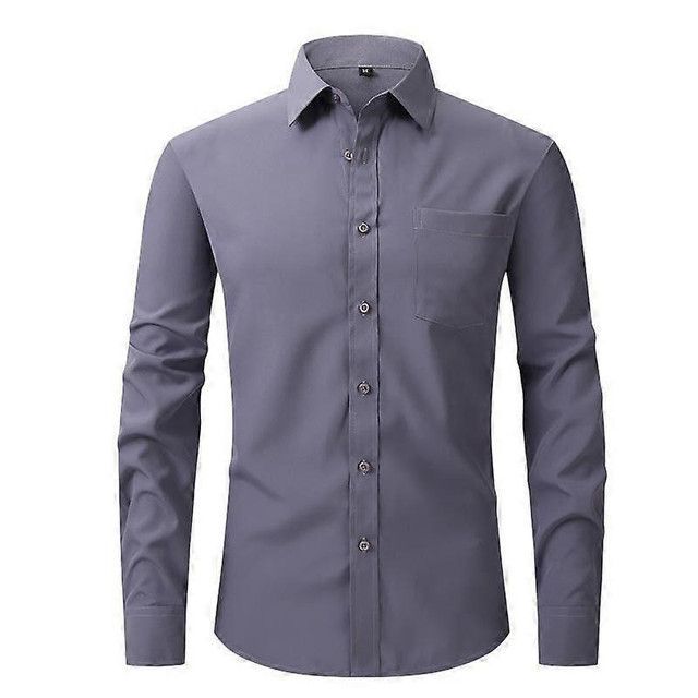 Men's Long Sleeve Casual Anti-Wrinkle Shirt