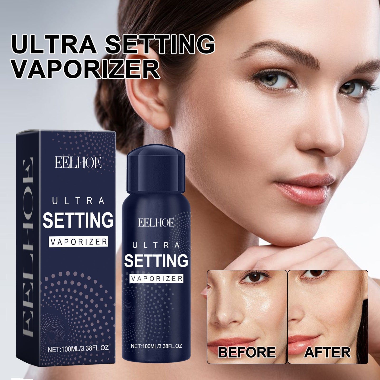 Oil Control Makeup Setting Spray, Long-Lasting, Hydrating, Waterproof, Fast Dry ,100ml