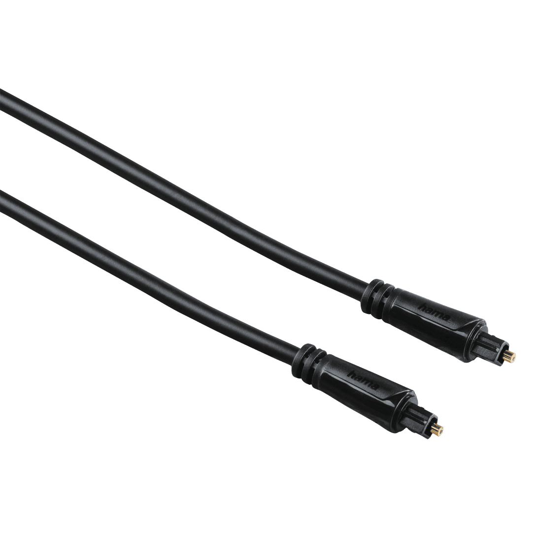 HAMA 122258 AUD OPT FIBRE CABLE,ODT PLUG(TOSLINK),G-P,5.0M