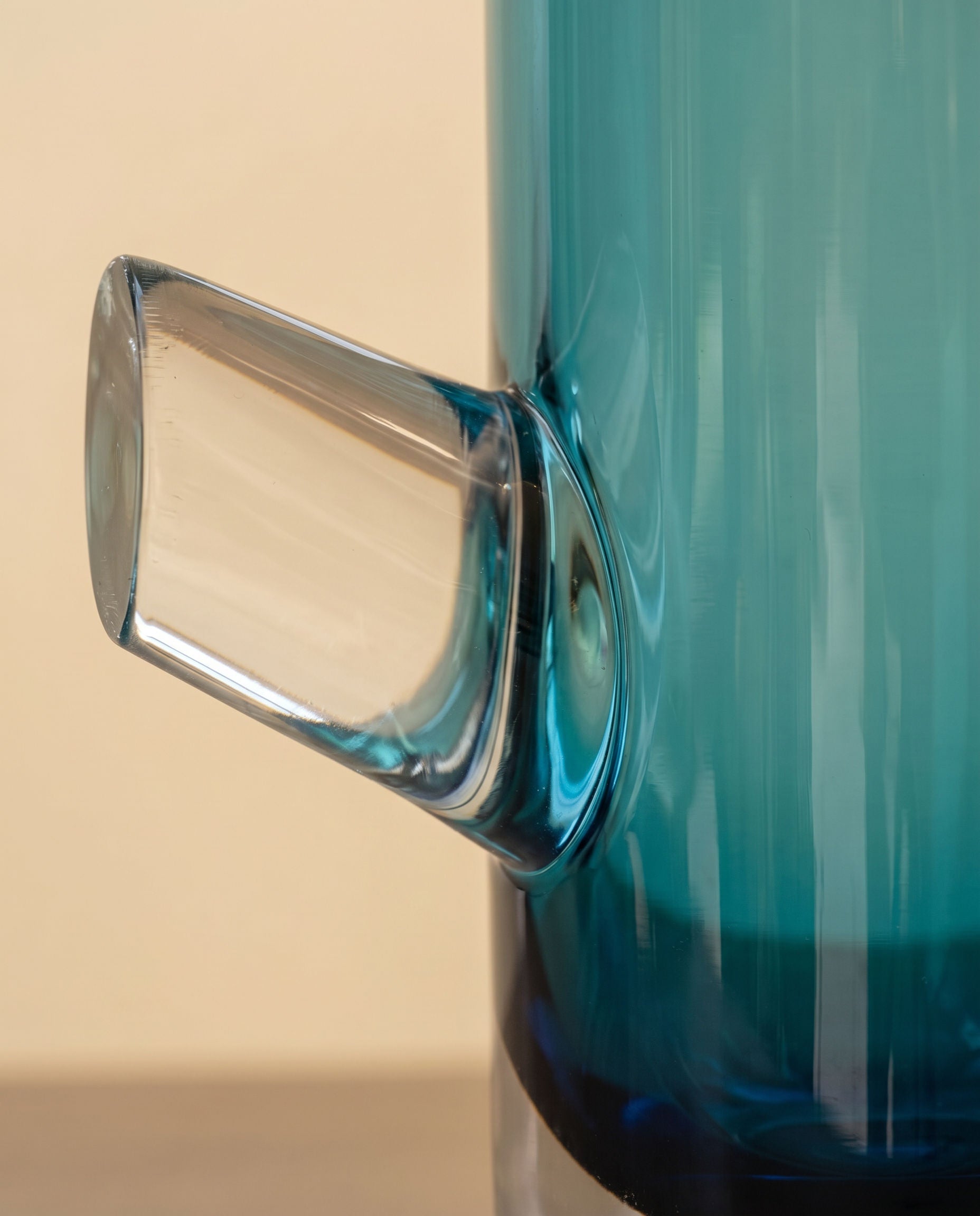 Tati deco Murano tree trunk blue