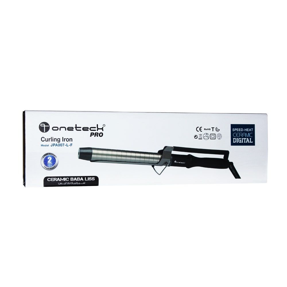 Onetech Curling Iron, Black, 32x205mm, JPA007-L