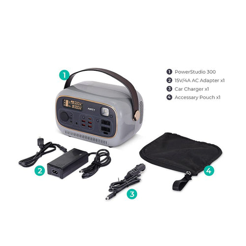 Aukey PS-RE03 PowerStudio 300 297Wh (200-240v) Power Station