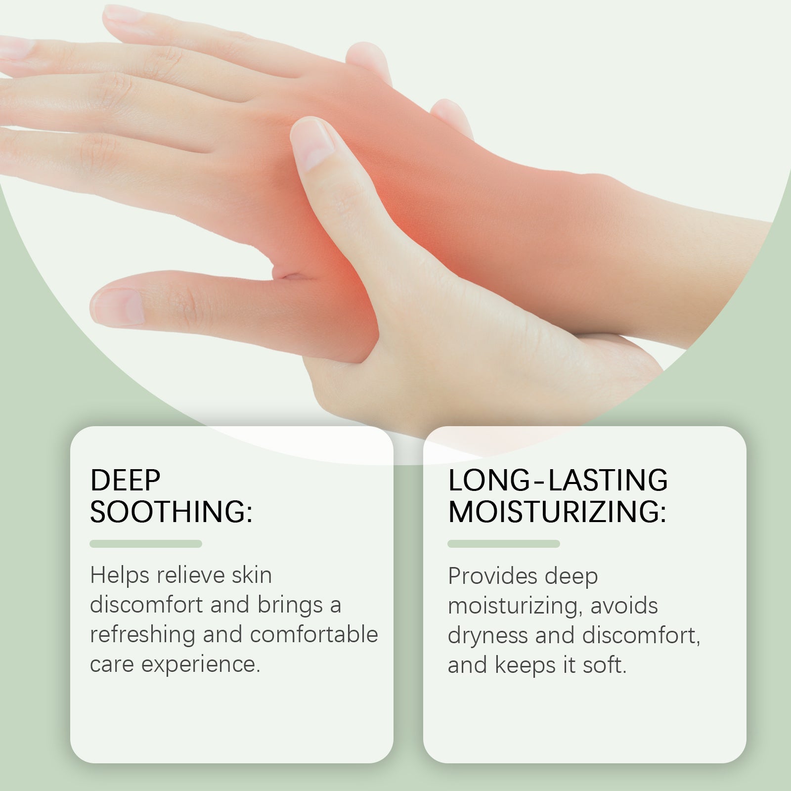 Body Care Moisturizing Cream, Soothing Relief for Skin Discomfort, Hydrating and Refreshing ,50g