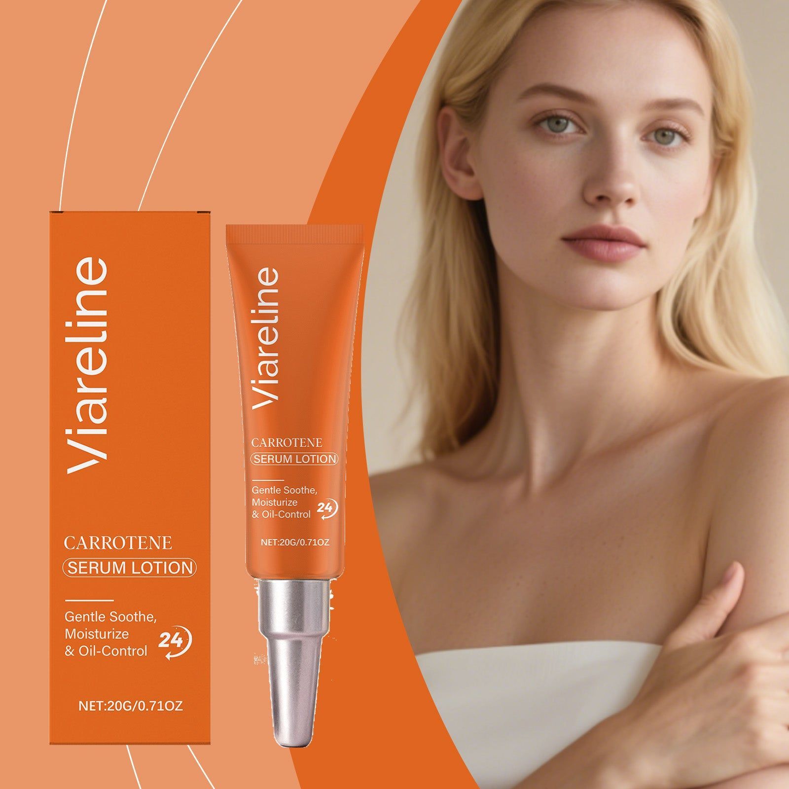 Carotene Essence Lotion for Radiant, Hydrated, Smooth Skin, Care for Skin ,20g