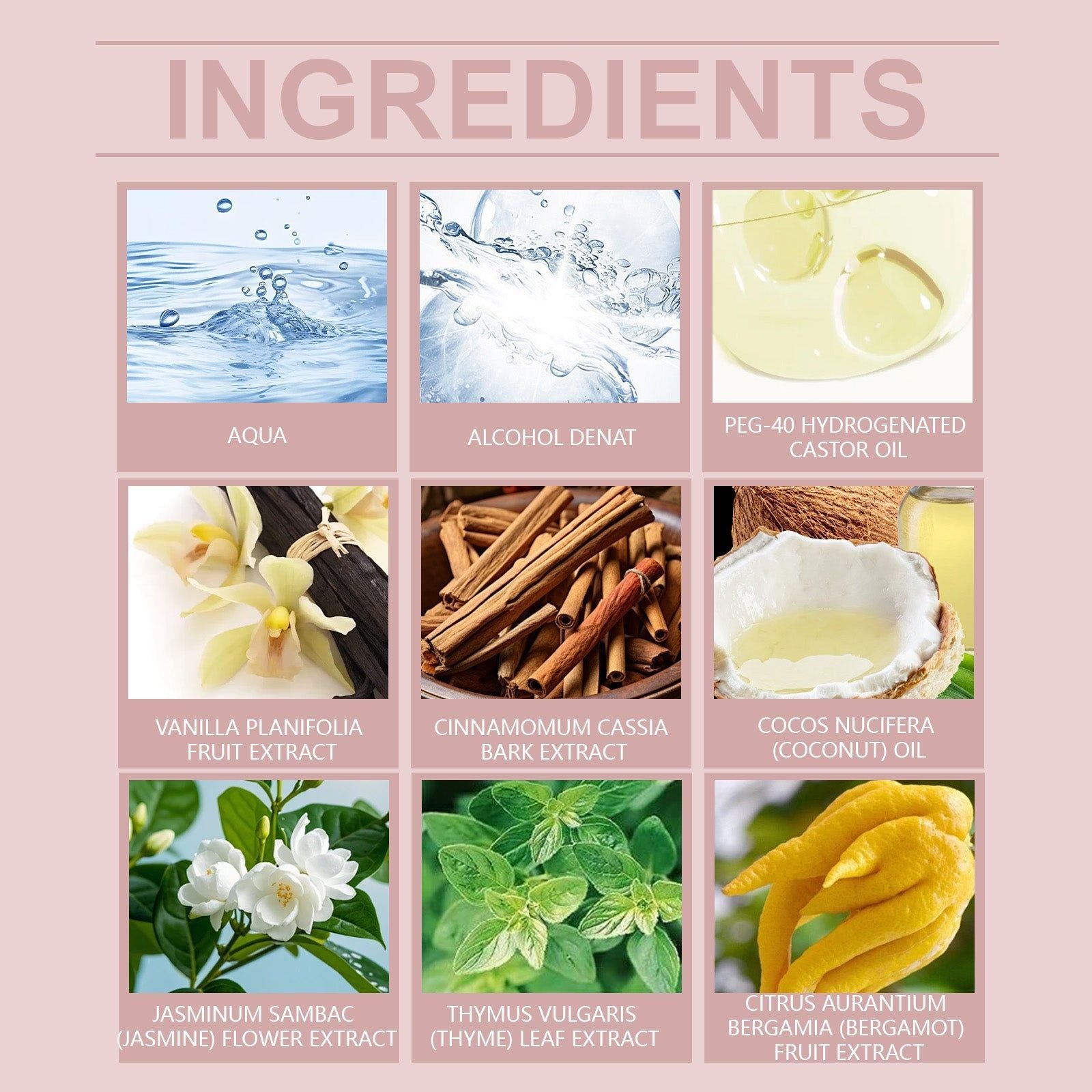 Candy Perfume Spray, Long-lasting Fragrance, Moisturizing, Natural, Refreshing Scent ,60ml