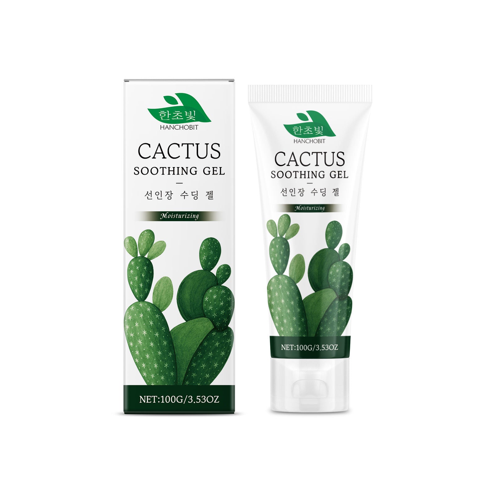 Cactus Soothing Gel for Skin Care, Hydrates, Moisturizes, Sun Repair ,100g