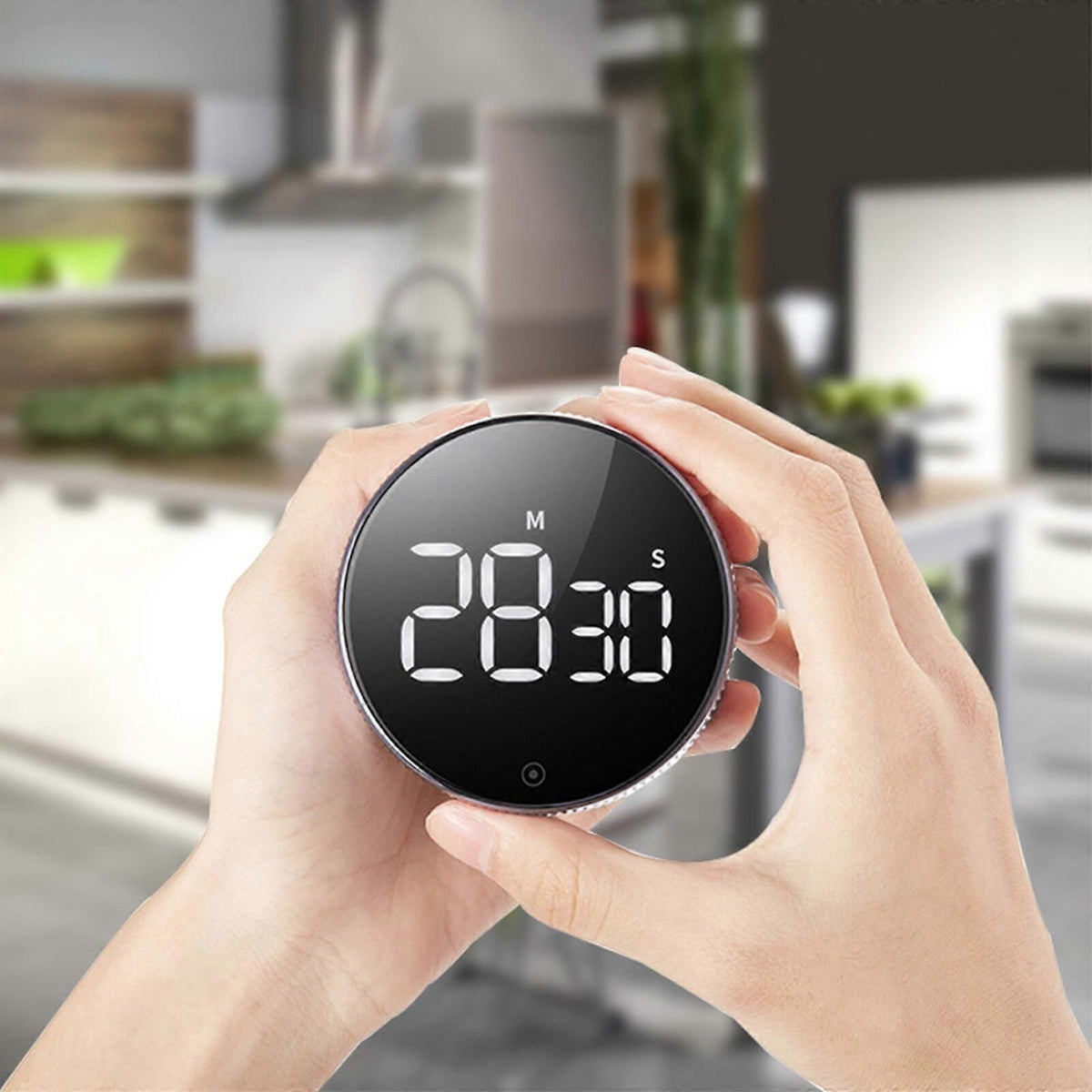 Magnetic Digital Smart Rotation Countdown Timer for Kitchen Home