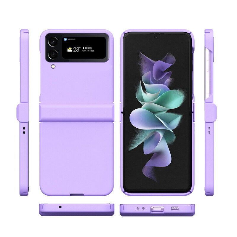Shockproof Phone Case Pure Color Protective Cover For Samsung Galaxy ZFlip4