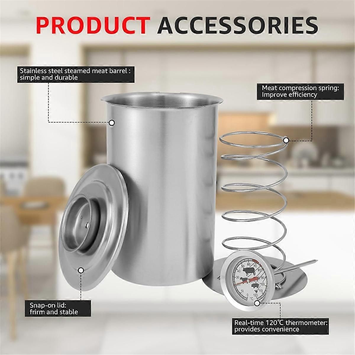 Stainless Steel Meat Meat, Large Capacity Ham Maker