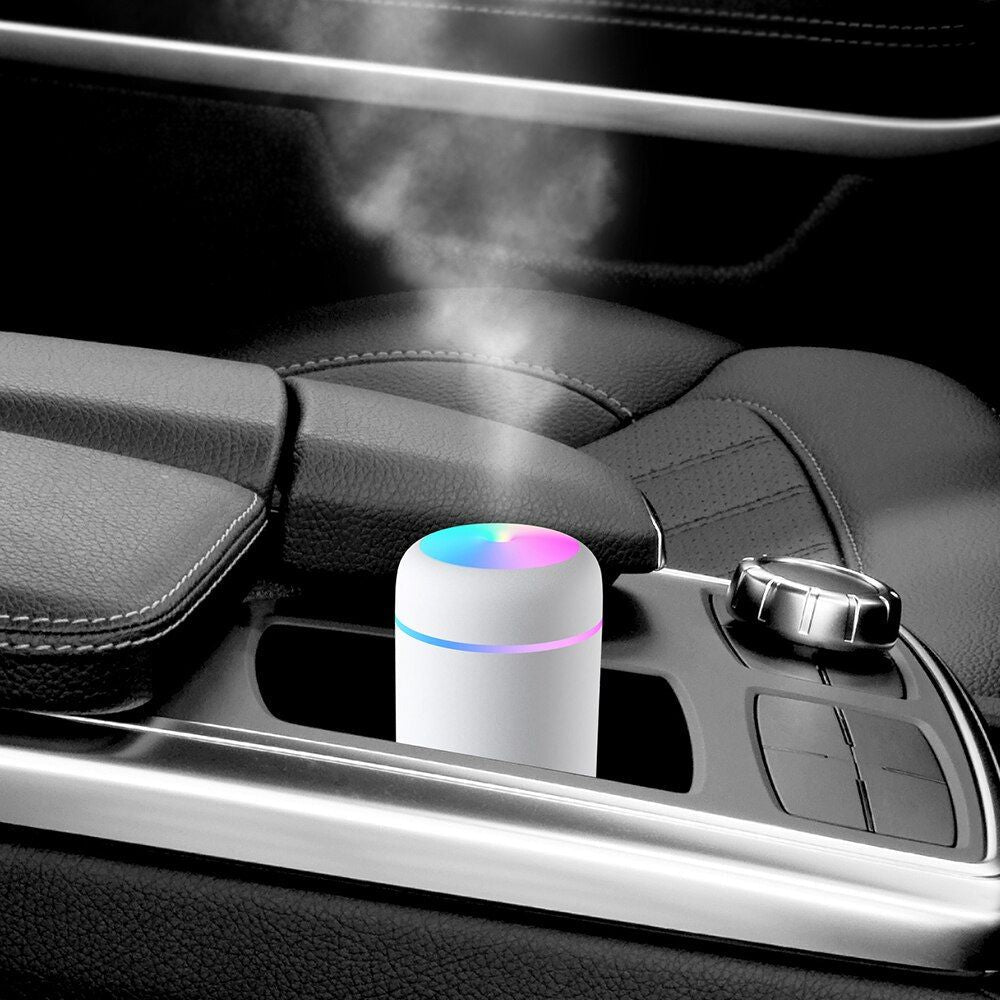Portable Humidifier 300ml Mini Air Purifier USB Ultrasonic Dazzle Cup Aroma Diffuser