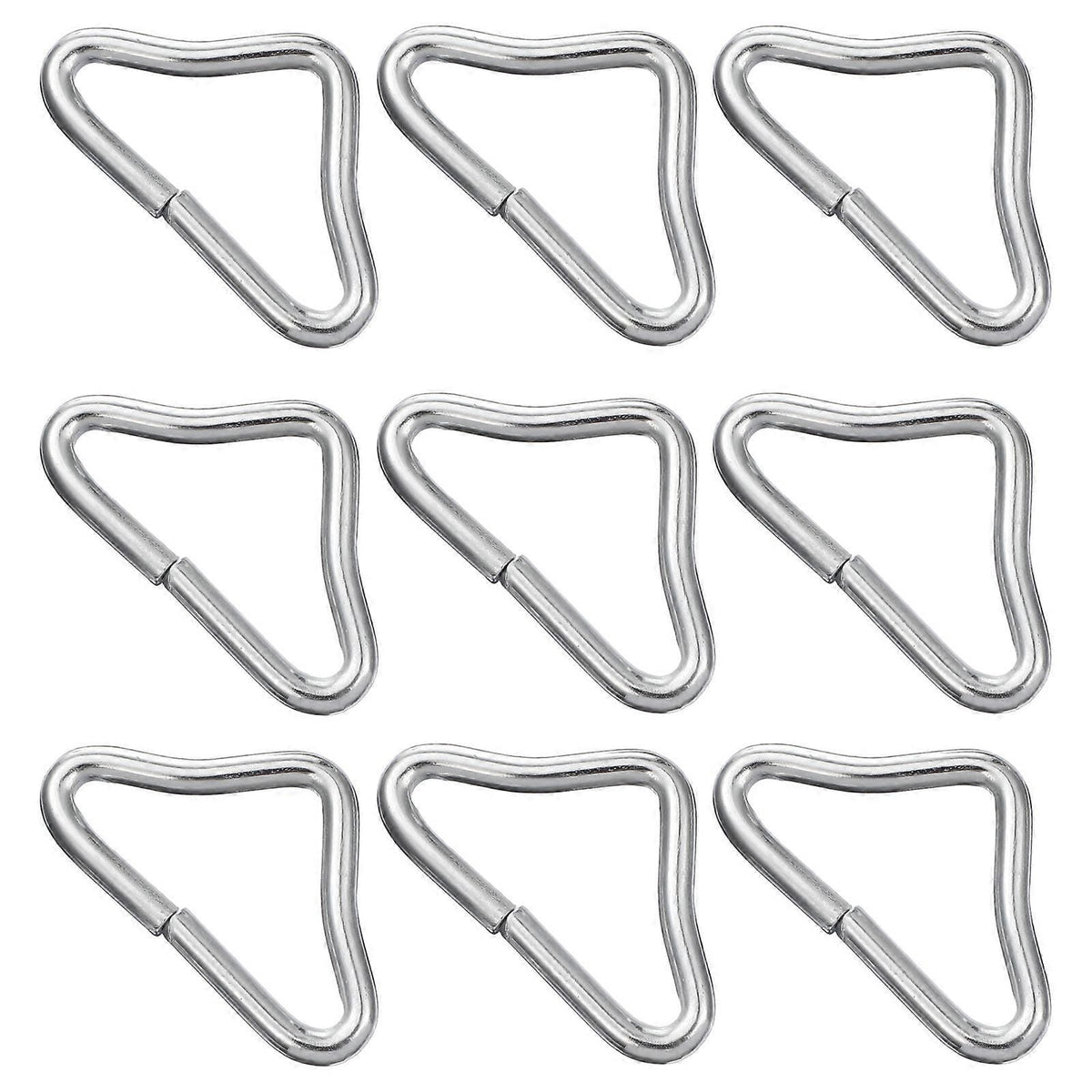20pcs Trampoline Mesh Triangle Buckles Rust Resistant Repair Parts