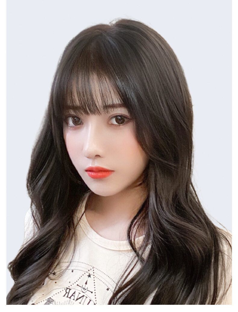 Natural 3D Air French Bangs Wig Piece Round Face Repairing Bangs Corrector
