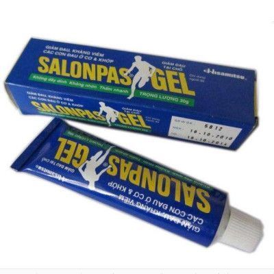 2PCS Salonpas Gel 30g Cooling Massage Gel for Muscle Stiffness, Joint Discomfort & Sports Strains