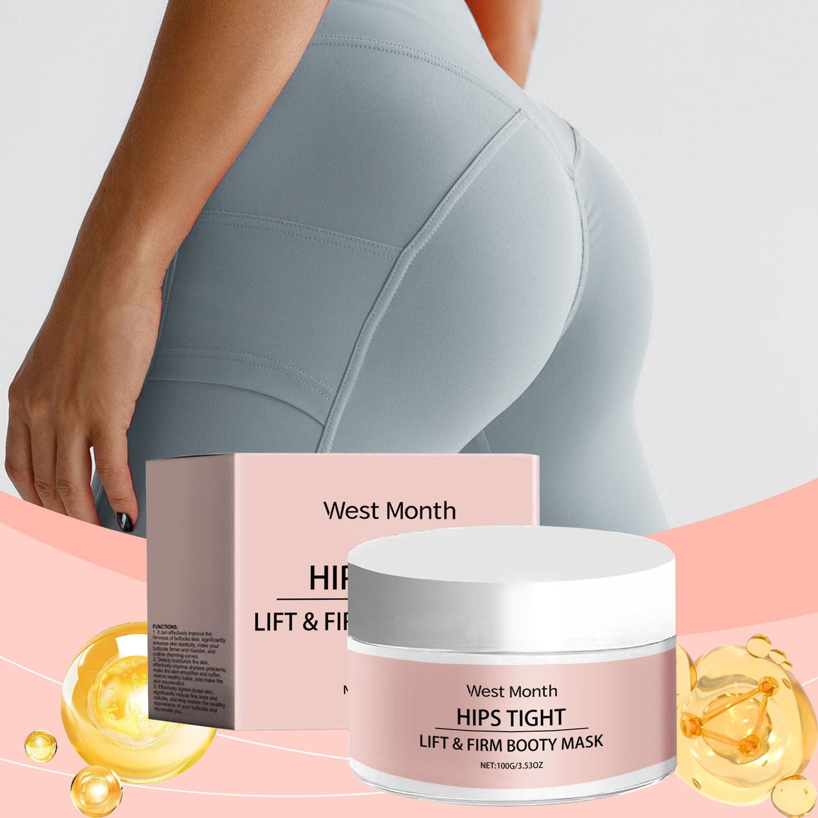 Buttock Moisturizing Cream Hydrating Body Care 100g