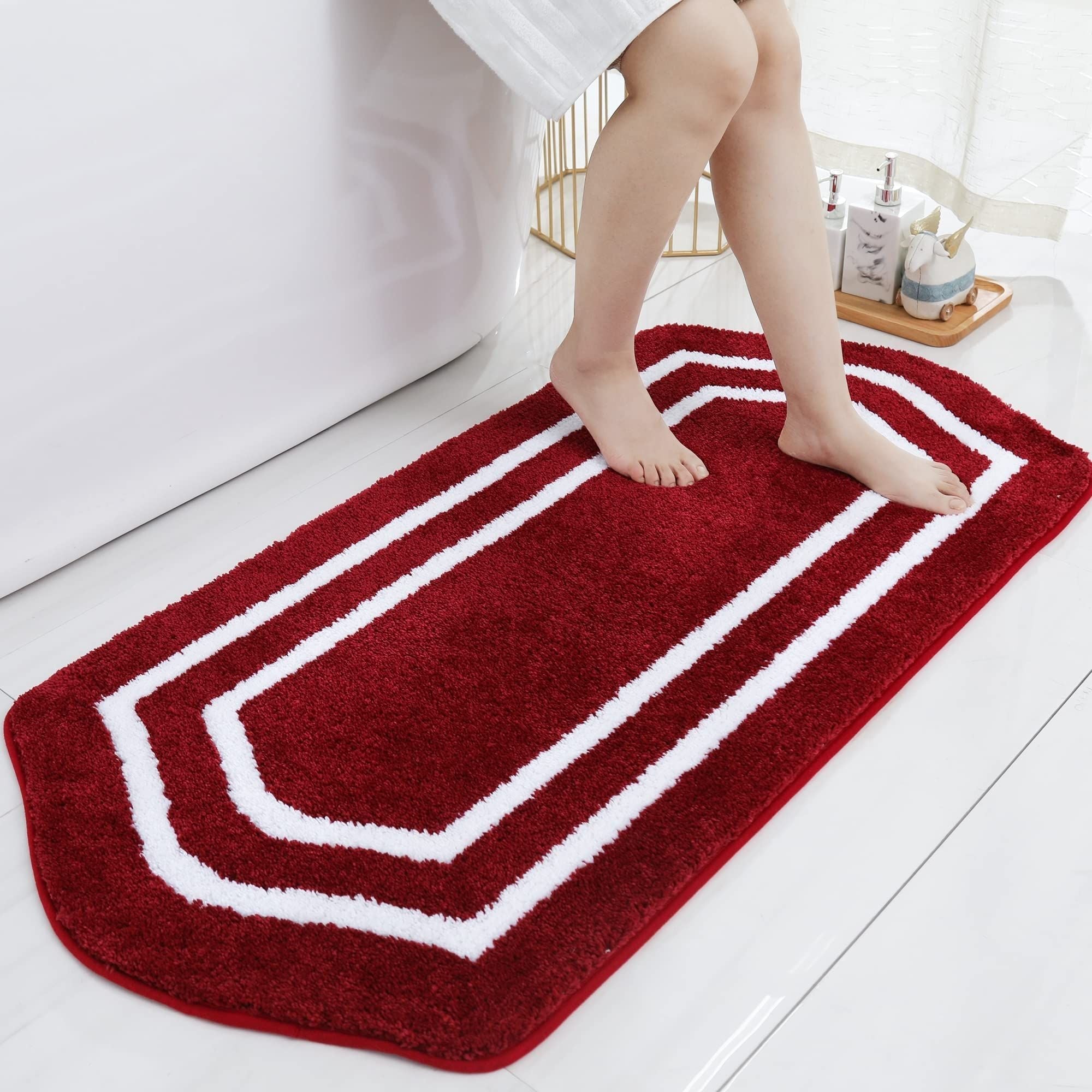 AIESY® Extra Thick Linen Anti-Slip Soft Bath Mats