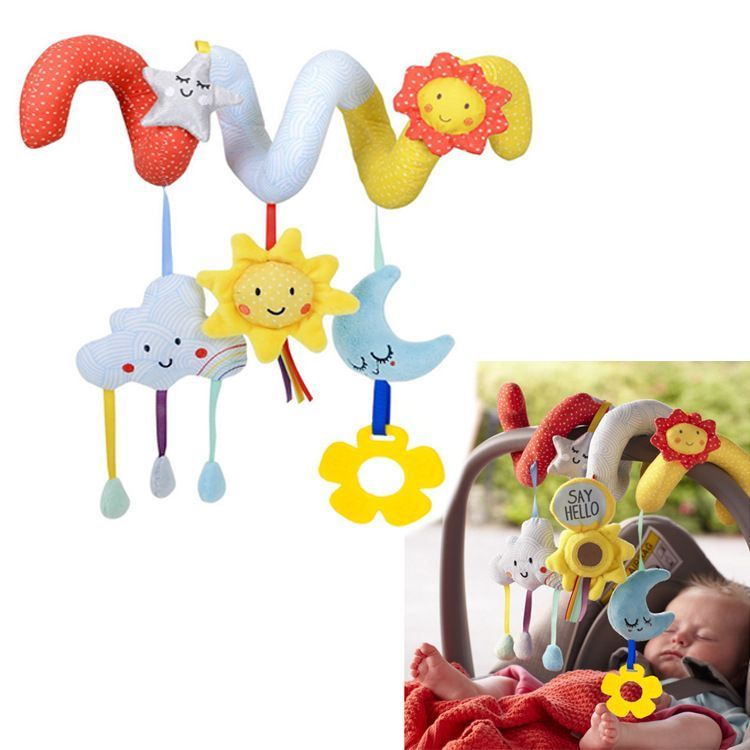 Baby Crib Hanging Spiral Toys Stroller Toys Baby Bed Stroller Toy