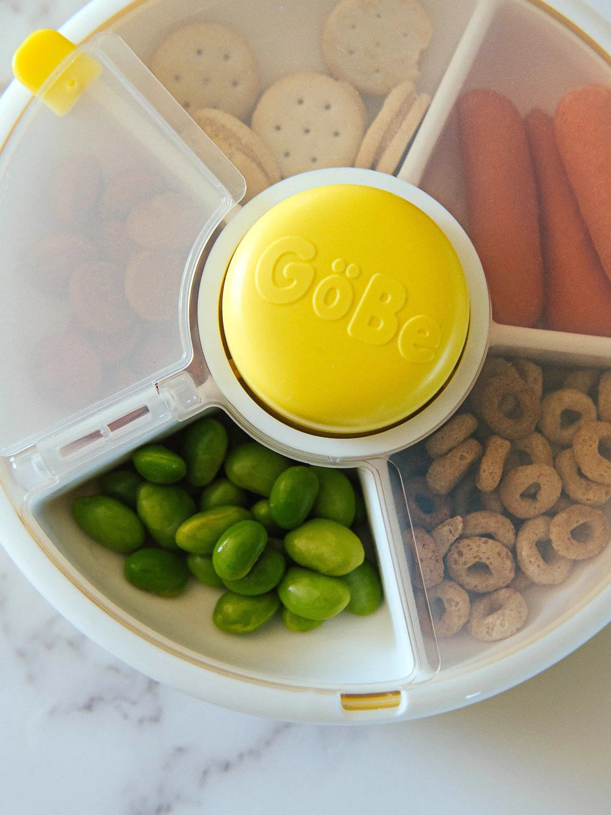 GoBe Snack Spinner Flip-Lemon Yellow