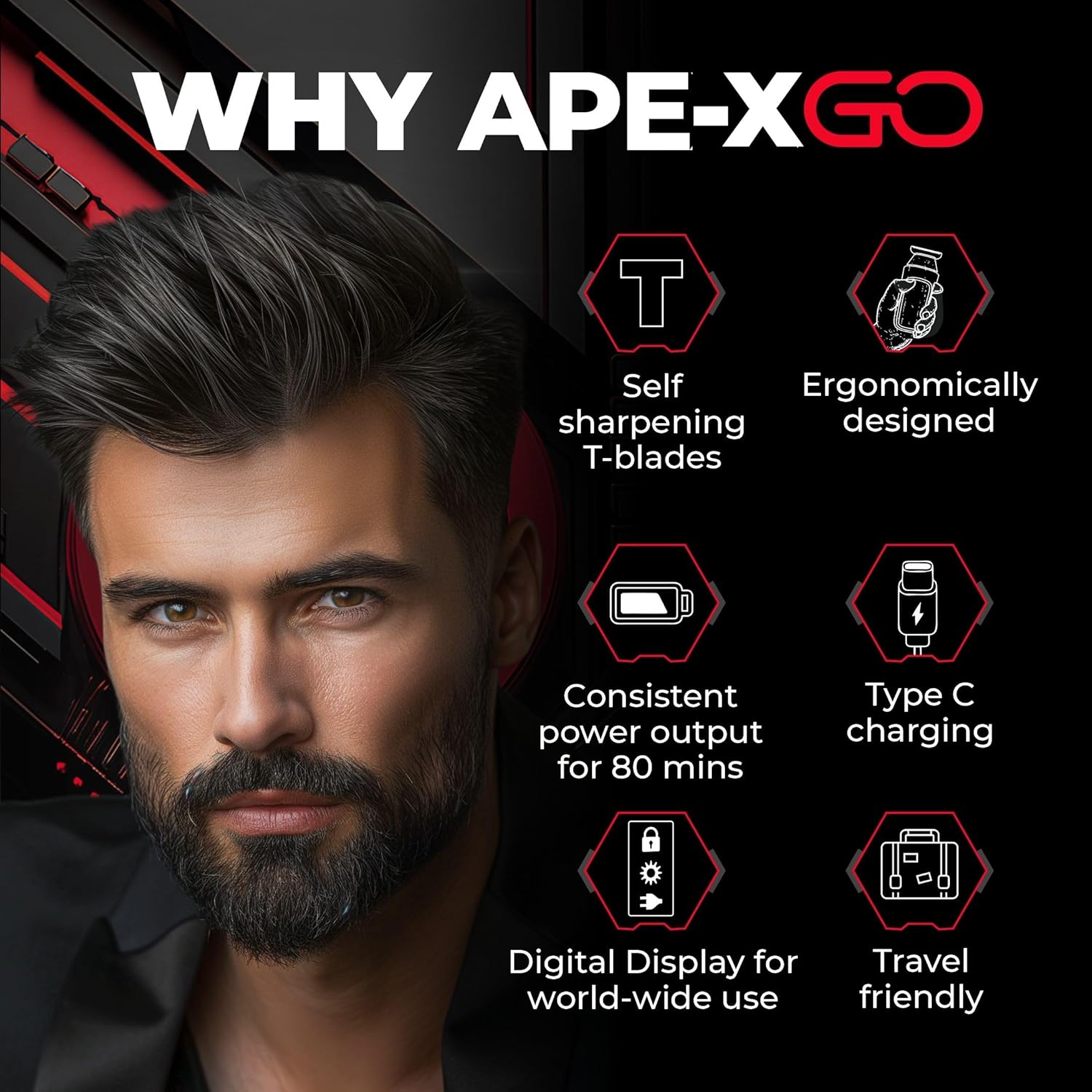 Beardo ApeX Go Pocket Trimmer