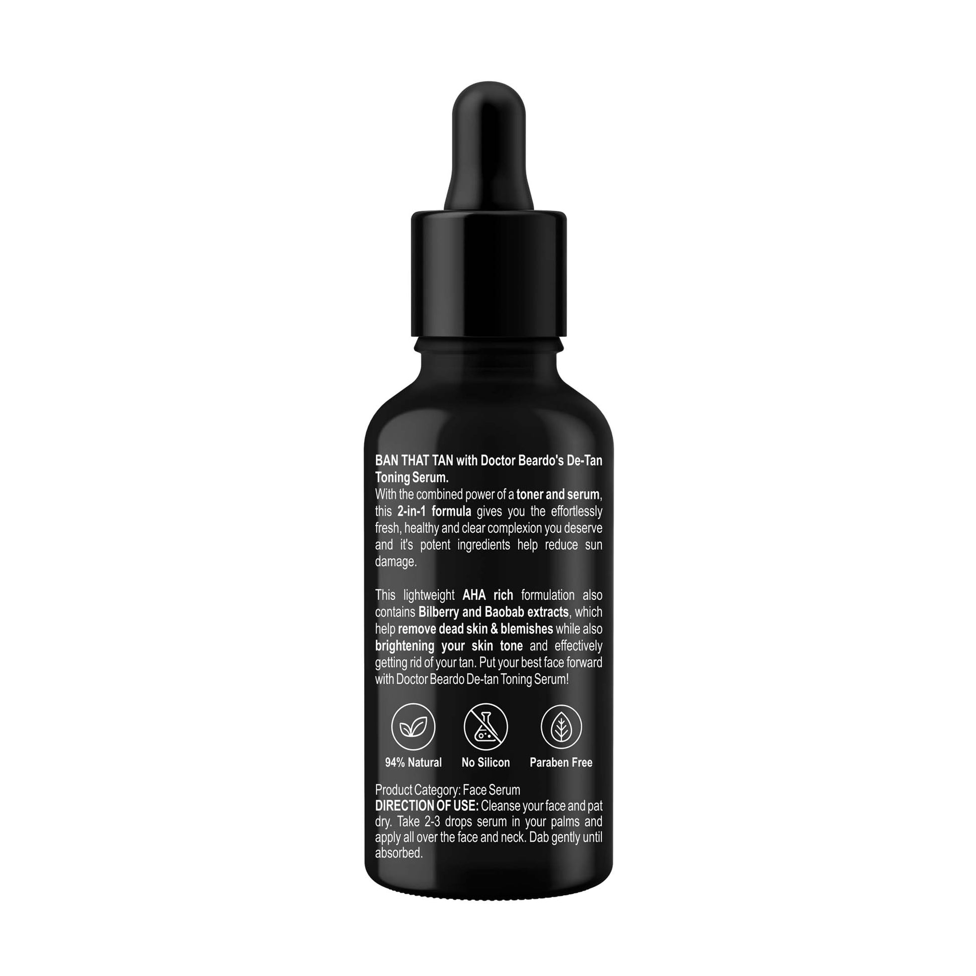 Beardo De-Tan 2in1 Toning Serum 30ml