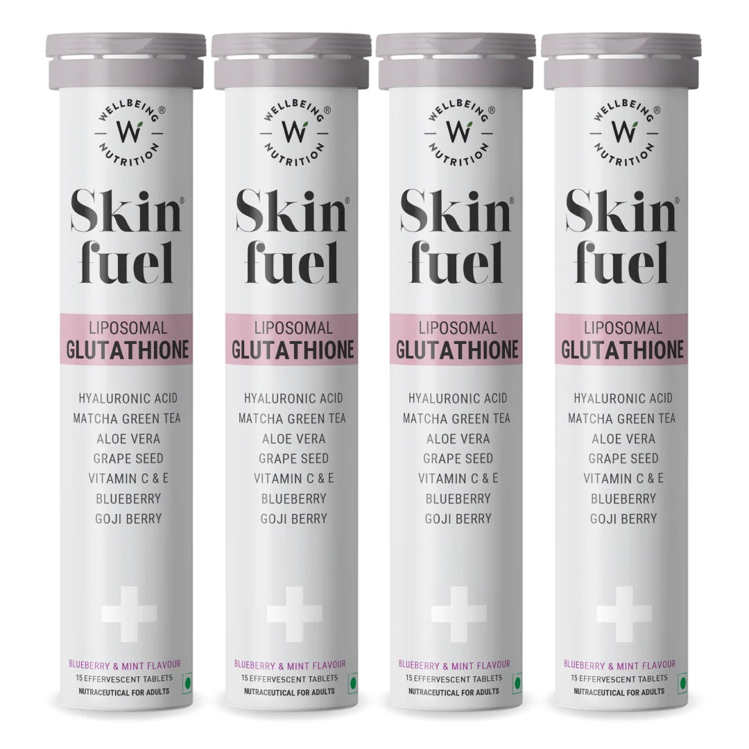 Wellbeing Nutrition Skin Fuel: الجلوتاثيون الليبوسومي بنسبة 90%