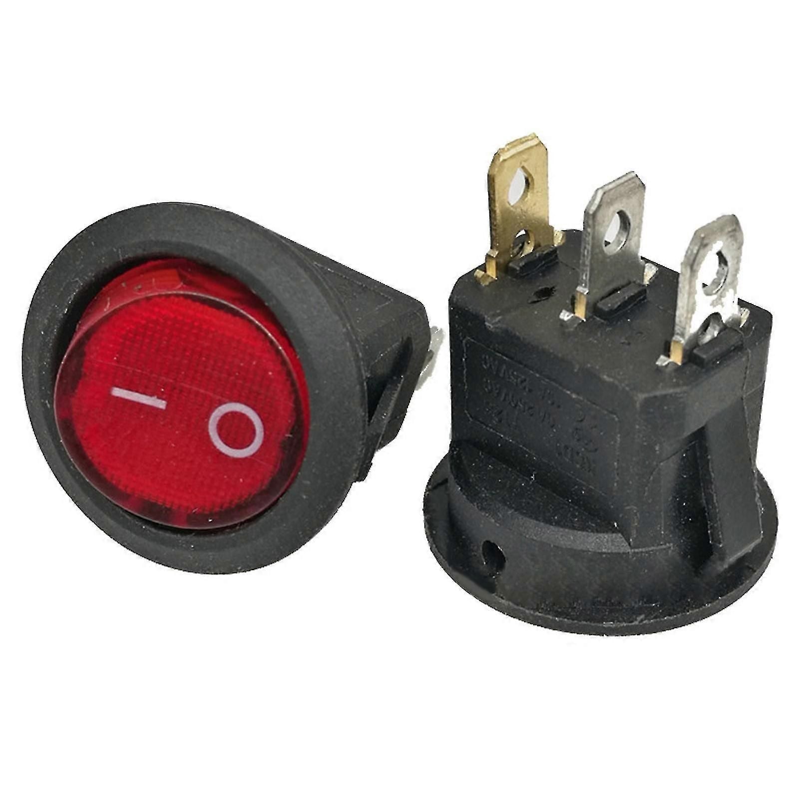Led Lighted Rocker Toggle Switch Panel For Rv Truck Boat Electronic Power Button
