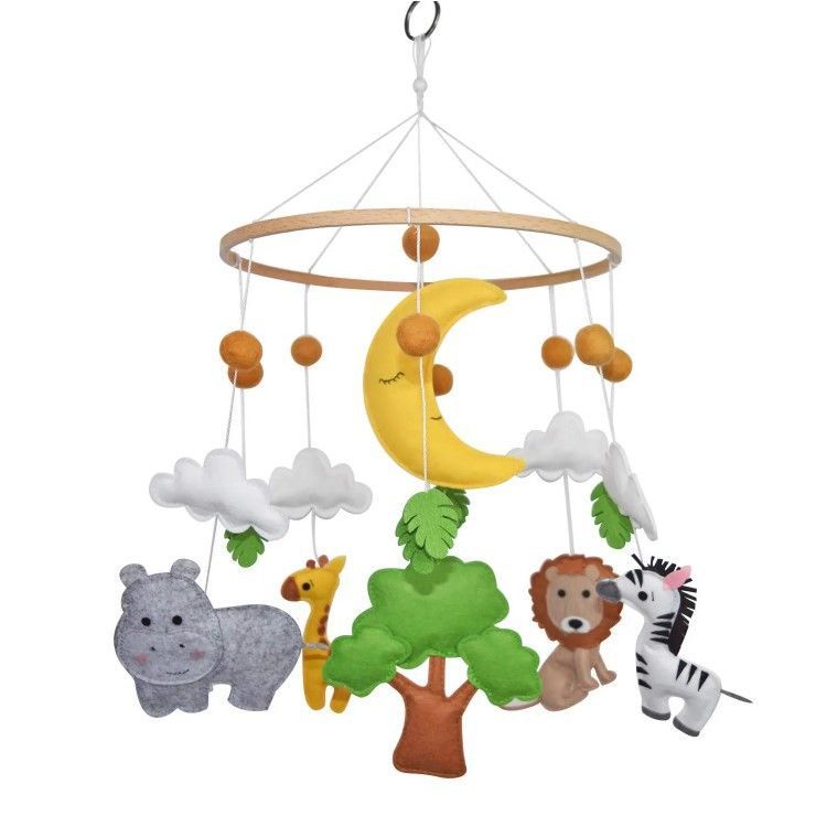 Mobile Baby Forest Forest Animals Bed Bell Baby Cot Mobile Wind Chime
