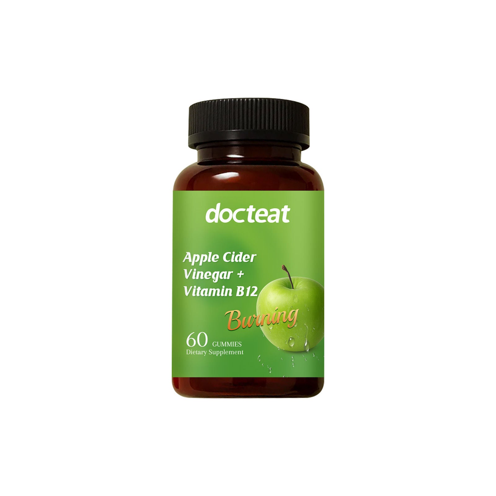 Boost Your Body Care with Apple Cider Vinegar Gummies for Hair, Skin & Fat Metabolism ,60pcs