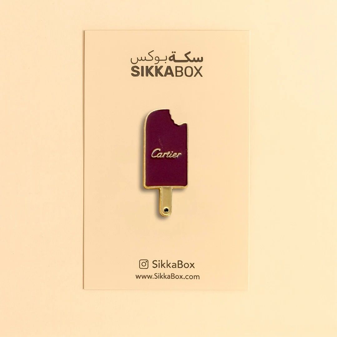 Cartier Icecream Metal Sticker