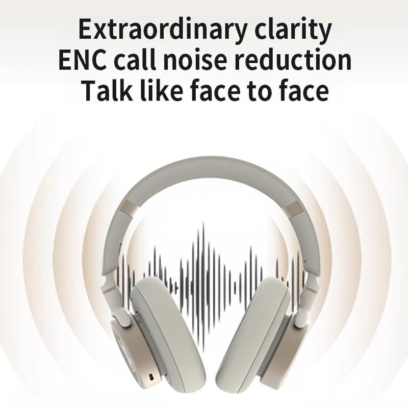 ANC and EDC Noise Reduction Bluetooth Headphones