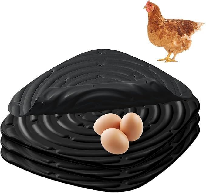 4 Pack Chicken Nesting Pads for Chicken Coop Washable Nesting Box Pads for Laying Eggs