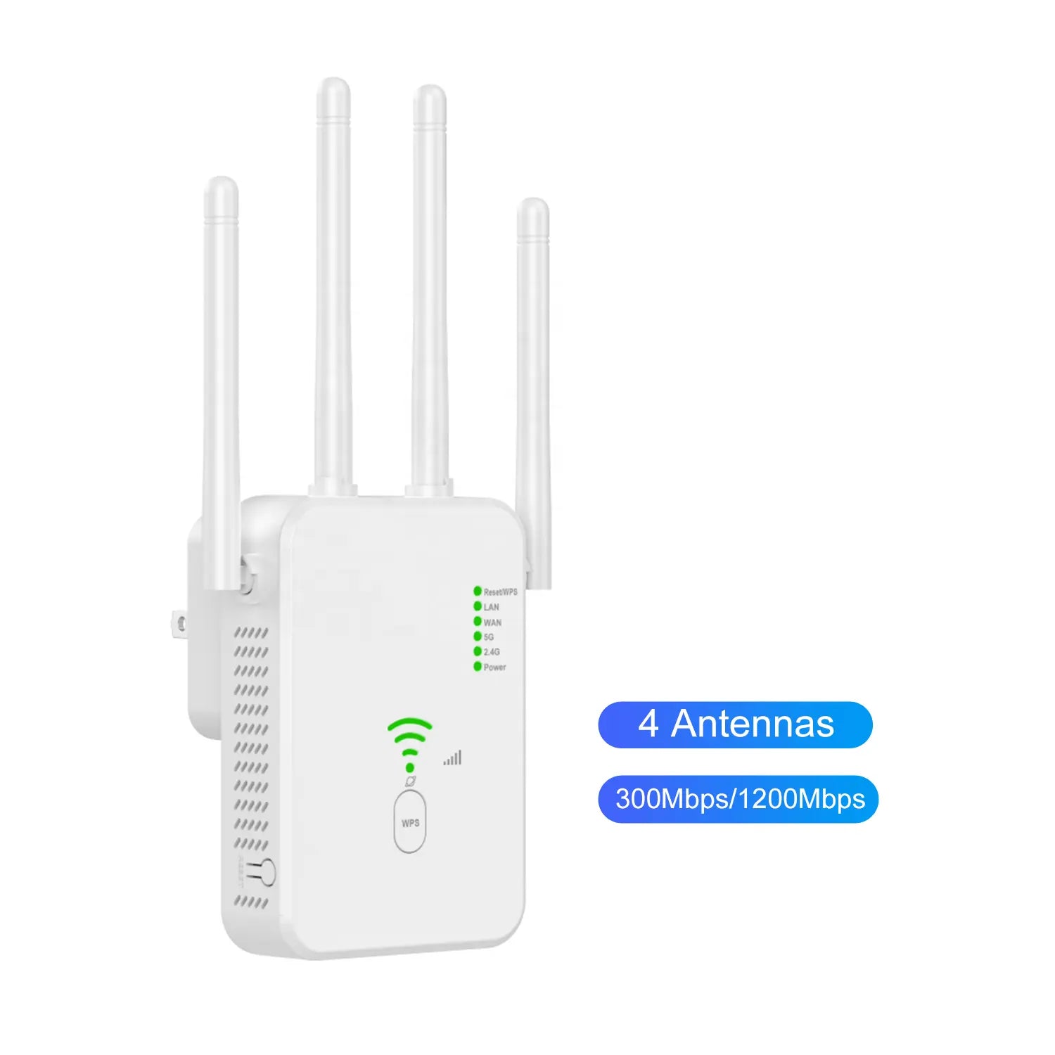 U10 Gigabit 1200Mbps WiFi Amplifier 2.4G 5G 802.11ac Repeater 300Mbps Signal Booster Extender