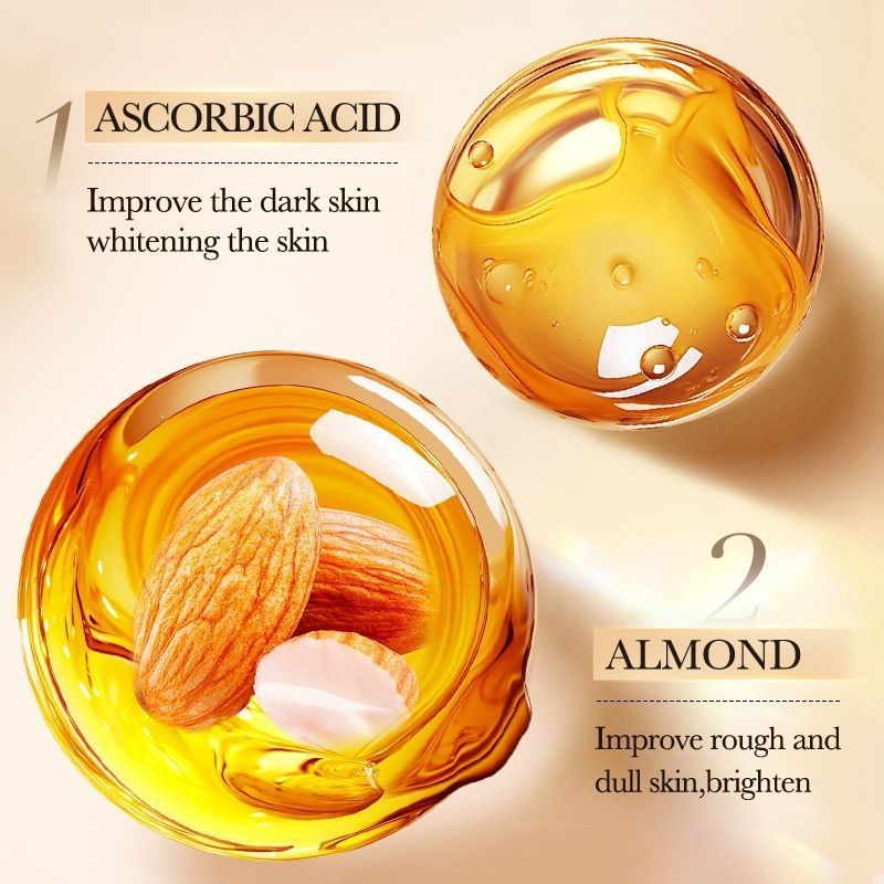 Bright Skin Sweet Almond Whitening Scrub Body Wash -001-SD05342