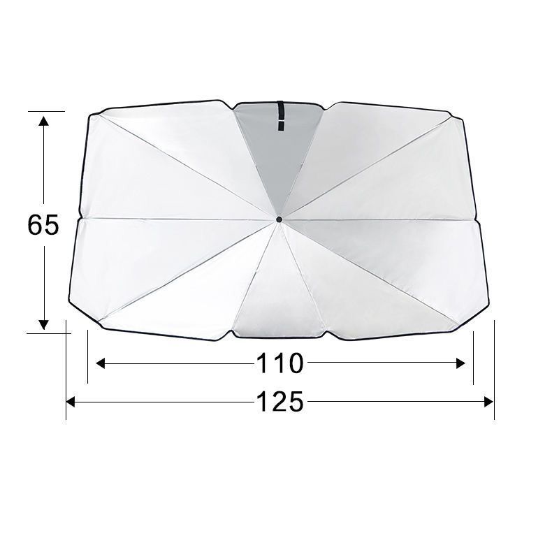 Car Windshield Umbrella Car Sunshade Sun Visor Window Sunscreen Heat Insulation Cover Mesh