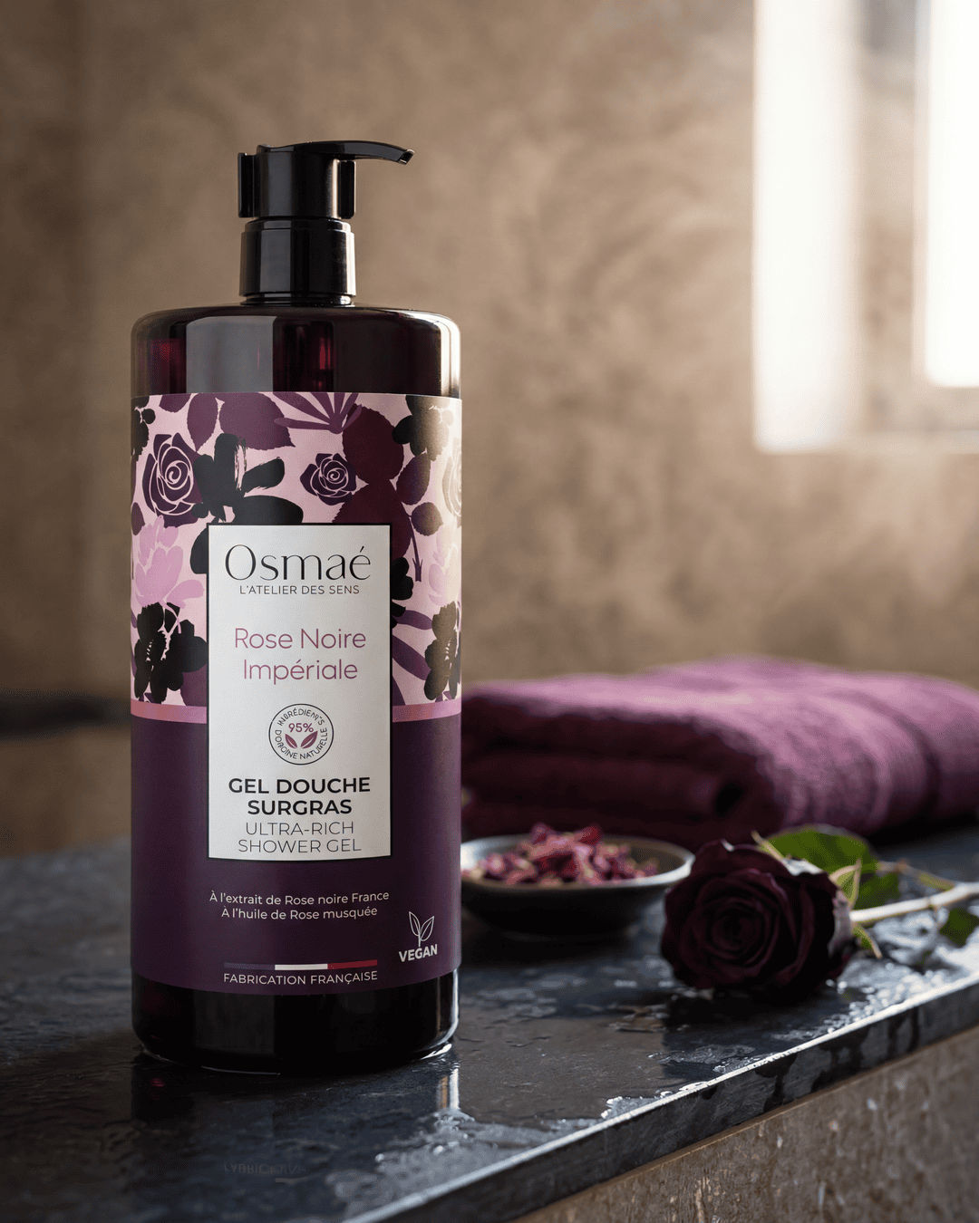 Osmaé Rose Noire Impériale Shower Gel