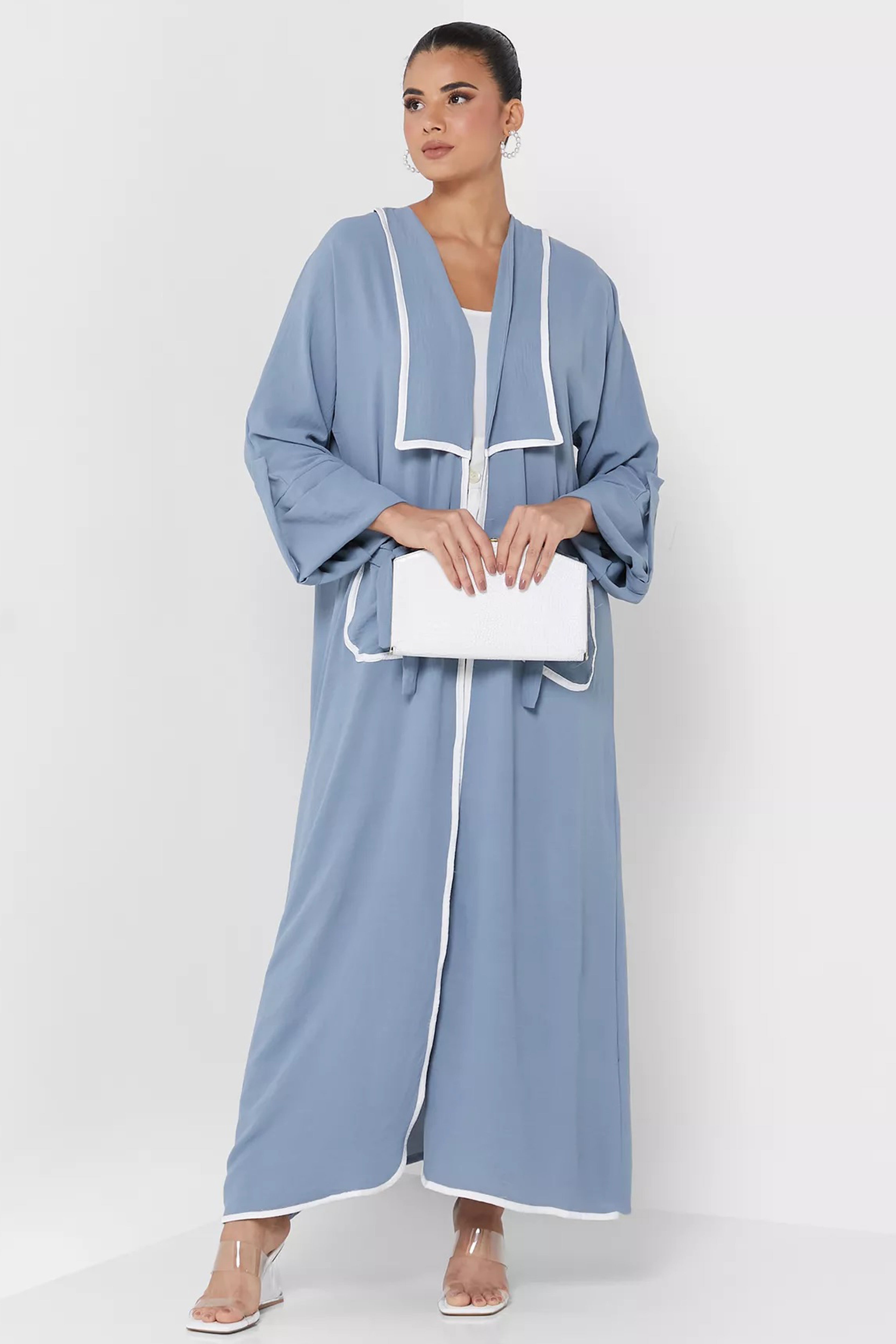 MOiSTREET Pocket Detail Abaya