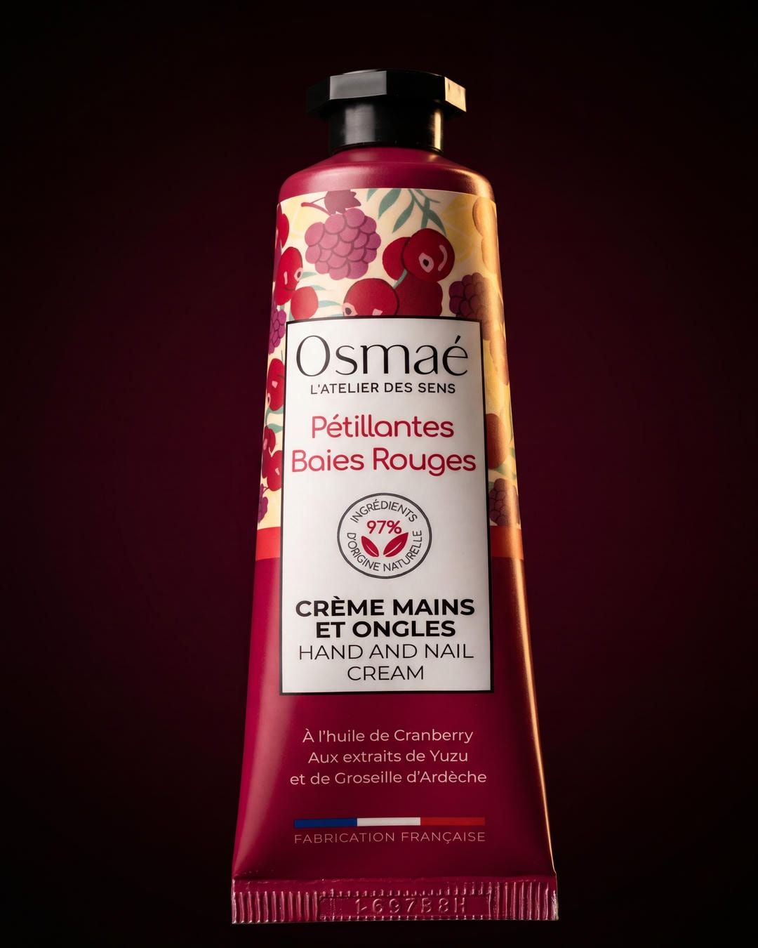 Osmaé Pétillantes Baies Rouges Hand & Nail Cream