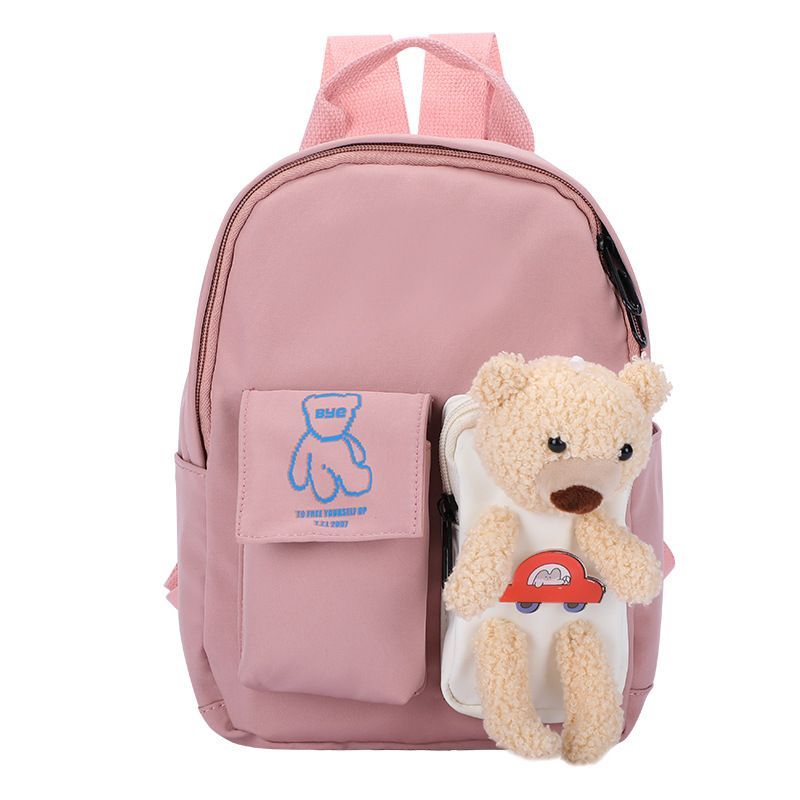 Bear School Bag Cartoon Animal Backpack Kindergarten Daypack Casual Laptop Backpack