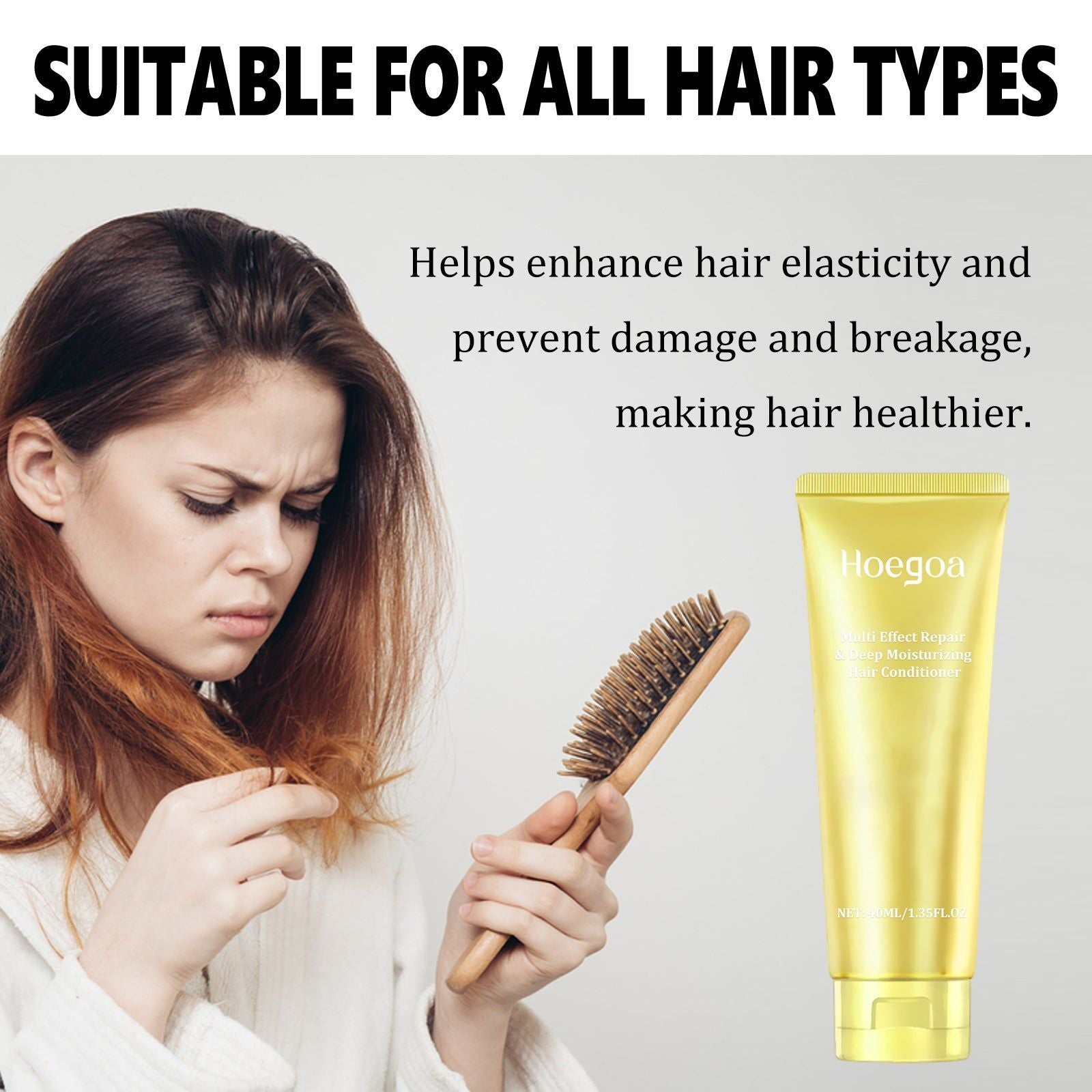 Deep Moisturizing Hair Conditioner for Smooth, Healthy, Frizz-Free Hair ,40ml